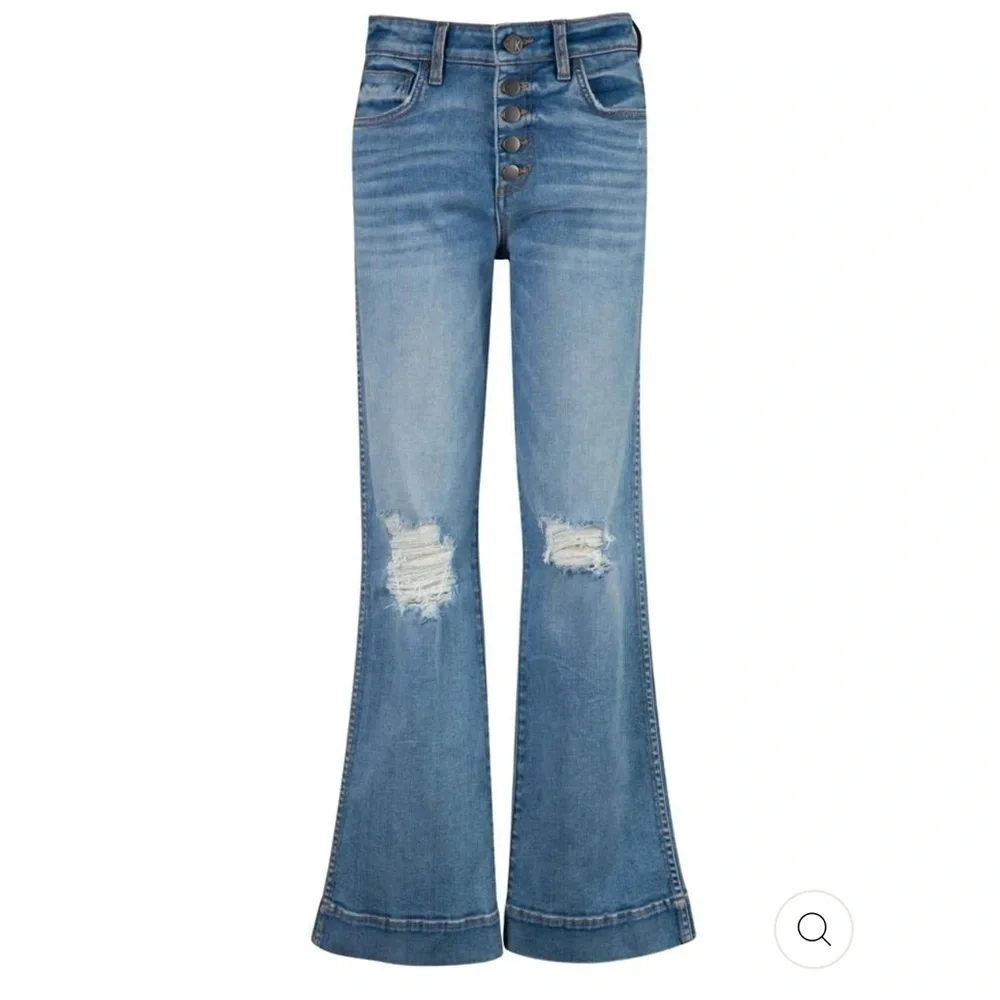 KUT FROM THE KLOTH Ana Ankle Flare Jean - Picture 1 of 4